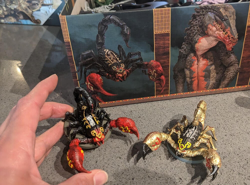 #ANKH - Giant Scorpions (red and gold)