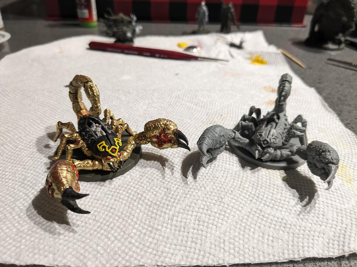 #ANKH - Giant Scorpion (gold)